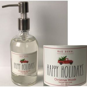 Rae Dunn Soap Christmas Woods scented hand soap